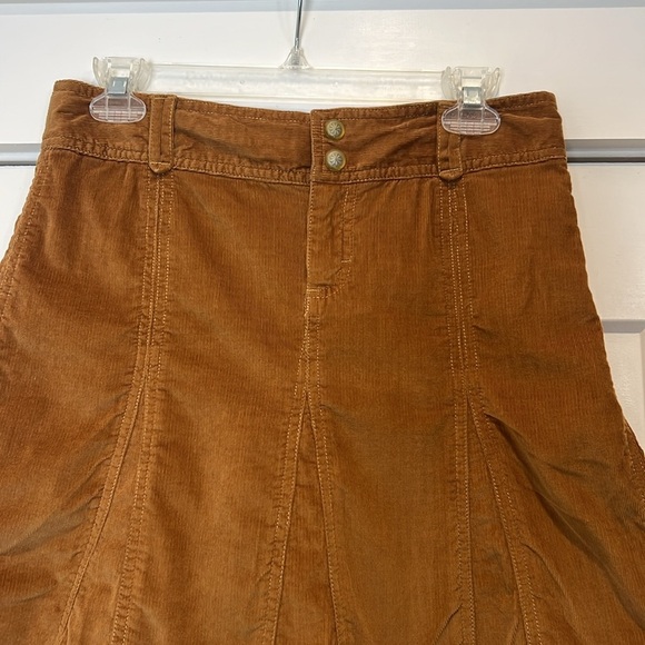 Athleta Brown Mini A-Line corduroy Skirt size 2 in perfect condition! - Picture 4 of 11